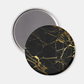 Aimant Luxe Black and Gold Marble (Recto/Verso)