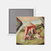 Aimant Luxe, détail de La Table des Sept (Recto/Verso)