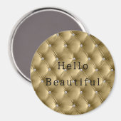 Aimant Luxe doux Or chaud Faux Velvet (Recto/Verso)