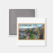 Aimant Luxembourg City (Recto/Verso)