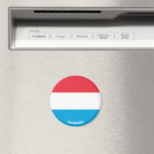 Aimant Luxembourg Drapeau charmant patriotique (In Situ (Lave-vaisselle))