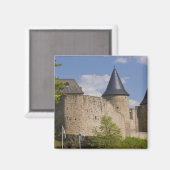 Aimant Luxembourg, vallée de la Sûre. Bourscheid, (Recto/Verso)