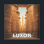 Aimant Luxor Egypt Karnak Temple Voyage<br><div class="desc">Louxor, souvent appelée "le plus grand musée du monde en plein air", est une ville du sud de l’Égypte qui se trouve sur la rive est du Nil. Elle fut autrefois la ville antique de Thèbes, capitale de l'Egypte pendant le Nouveau Royaume (16ème-11ème siècle avant JC) et un centre de...</div>