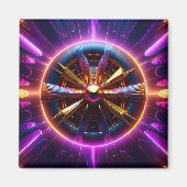 Aimant Lyapunov Fractal Beaucoup Manipulé Oreiller (Devant)