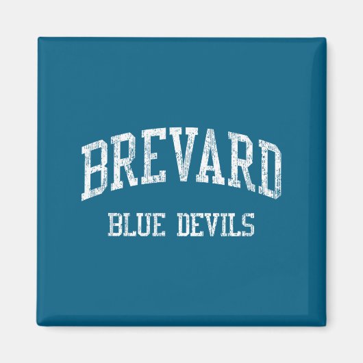 Aimant Lycée Brevard Hs Brevard Nc Vintage Srts (Devant)