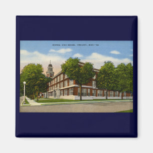 Aimant Lycée central Ypsilanti Michigan - cru