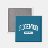 Aimant Lycée Ridgewood hs ridgewood nj universitaire (Recto/Verso)
