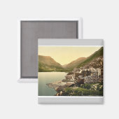 Aimant Lyn Peris Pass, Llanberis, Pays de Galles rare Pho (Recto/Verso)