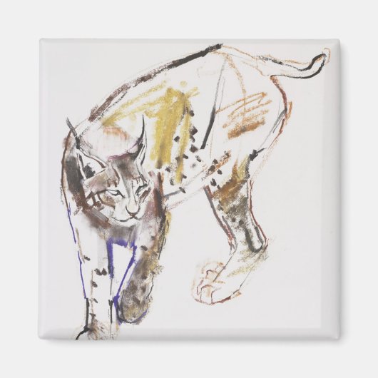 Aimant Lynx européenne (Devant)