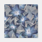 Aimant Lys bleus (Devant)