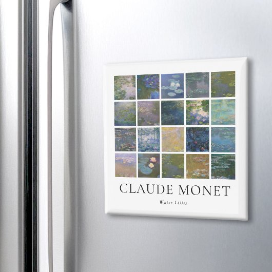 Aimant Lys d'eau Claude Monet
