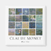 Aimant Lys d'eau Claude Monet (Devant)