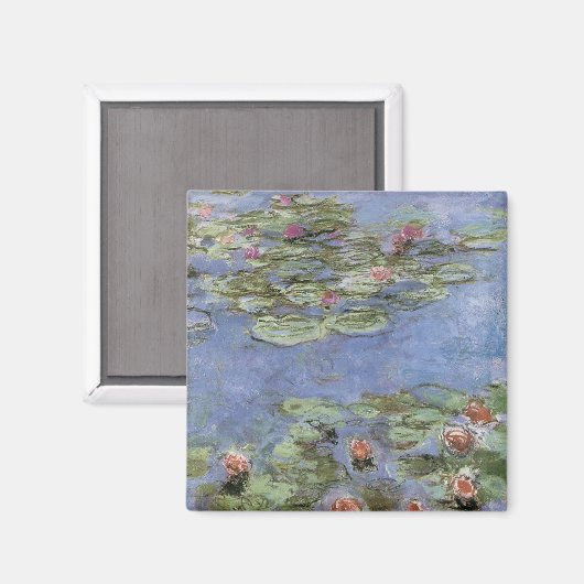 Aimant Lys d'eau vintages (Recto/Verso)