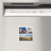 Aimant LZO005 ROME - Mosaïque - Latium - Italie - Réfrigé (In Situ (Lave-vaisselle))