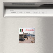 Aimant LZO014 CIVITAVECCHIA, Forte Michelangelo, Port, (In Situ (Lave-vaisselle))