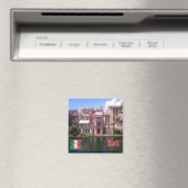 Aimant LZO035 RIETI Maisons de Rione Saint Lucia, Frigo (In Situ (Lave-vaisselle))