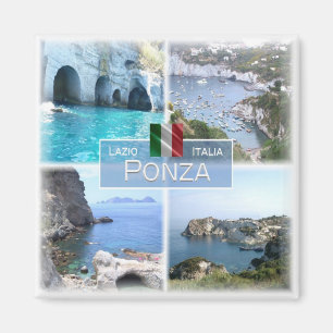 Aimant LZO044 PONZA - Lazio - Italie - Réfrigérateur