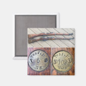 Aimant M27 Mosin Nagant finlandais avec disques Stocks (Recto/Verso)