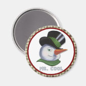 Aimant M. Cool - Snowman (Recto/Verso)