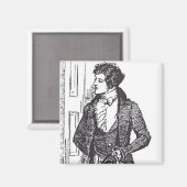 Aimant M. Darcy à la porte (Recto/Verso)