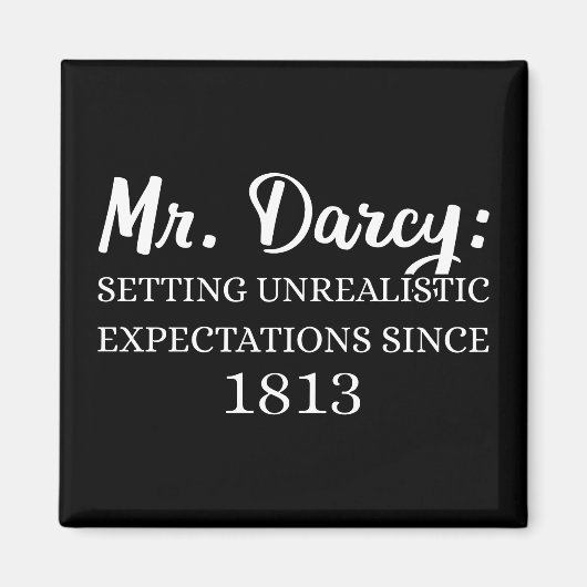 Aimant M. Darcy : Attentes irréalistes depuis 1813 II (Devant)