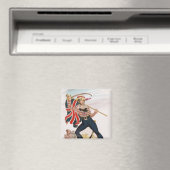 Aimant M. E.F. Saville comme "Union Jack" (In Situ (Lave-vaisselle))