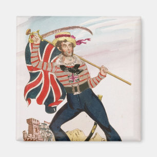 Aimant M. E.F. Saville comme "Union Jack"