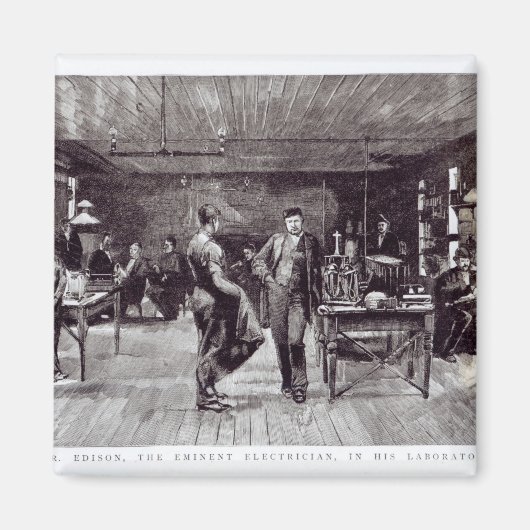 Aimant M. Edison, L'Éminent Électricien (Devant)