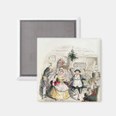 Aimant M. Fezziwig's Ball, de "A Christmas Carol" (Recto/Verso)