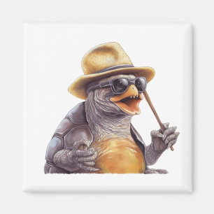 Aimant M. Galapagos Tortoise Blue des îles Galapagos