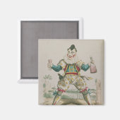 Aimant M. Grimaldi en clown (Recto/Verso)