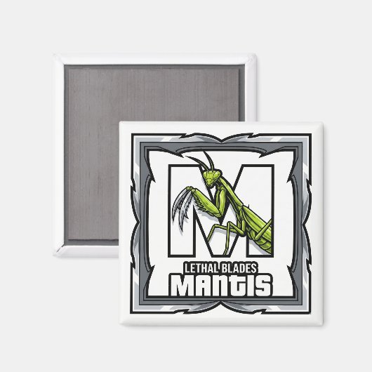 Aimant M is for Mantis – GTA Style ABC Learning (Recto/Verso)