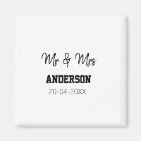 M. & Mme ajouter nom de famille date année mariage