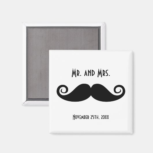 Aimant M. & Mme Mustache (Recto/Verso)