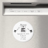 Aimant M. Mustache Lil Man Baby Boy Statistiques (In Situ (Lave-vaisselle))