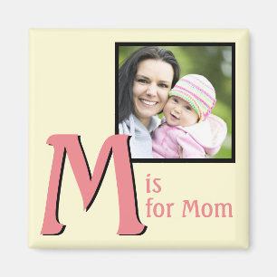 Aimant M pour maman