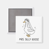Aimant M. Silly Goose Et Mme Silly Goose Couple Matchi (Recto/Verso)