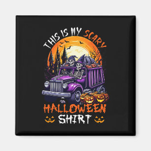 Aimant Ma Chemise D'Halloween Scandale Funny Skeletons Su