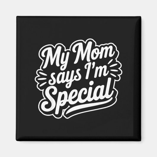 Aimant Ma chemise maman dit M Spécial (Devant)