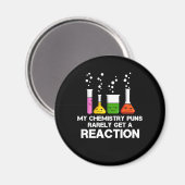 Aimant Ma Chimie Puns Rarement Obtenir Réaction Science P (Recto/Verso)