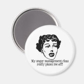 Aimant Ma Classe De Gestion De La Colère M'Empêche Vraime (Recto/Verso)