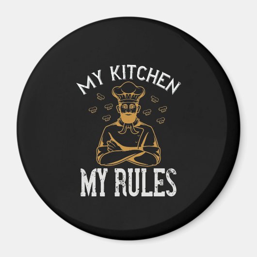 Aimant Ma cuisine Mes règles (Devant)