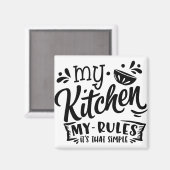 Aimant Ma cuisine Mes règles (Recto/Verso)