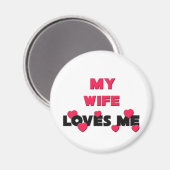 Aimant Ma Femme M'Aime (Recto/Verso)