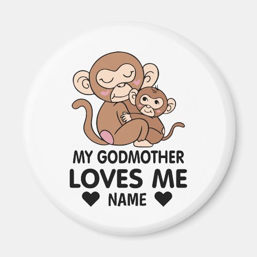 Aimant Ma Godmère m'aime (Devant)