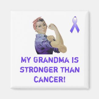 Aimant Ma grand-mère est plus forte que le cancer !