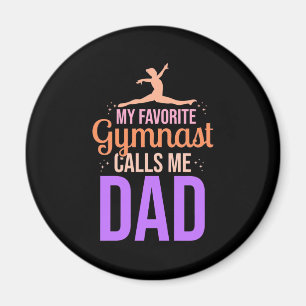 Aimant Ma Gymnaste Favorite M'Appelle Papa
