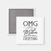 Aimant Ma mère a raison sur tout (Recto/Verso)