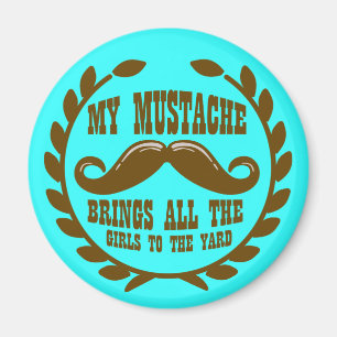 Aimant Ma moustache amène toutes les filles à la cour