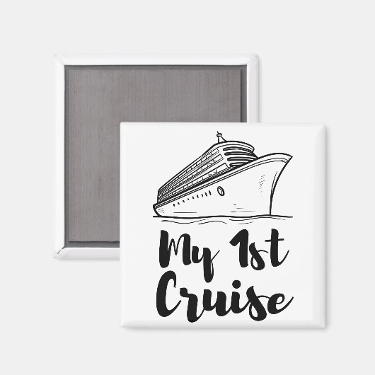 Aimant Ma première croisière (Recto/Verso)